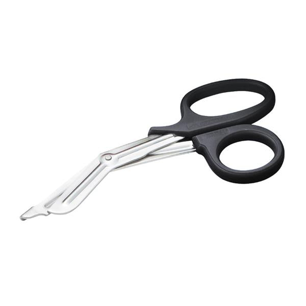 American Diagnostic Corp. Shears Emt Utility Medicut 7-1/4" Ofst/Blnt/Sfty Tp Serr/Rzr Angled Ss/Pp Ea - 320BK