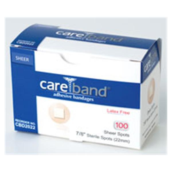 Aso Corporation Bandage Spot Fabric Careband 7/8" Flexible Sheer/Flesh Lf 12/Bxca - CBD2022-012