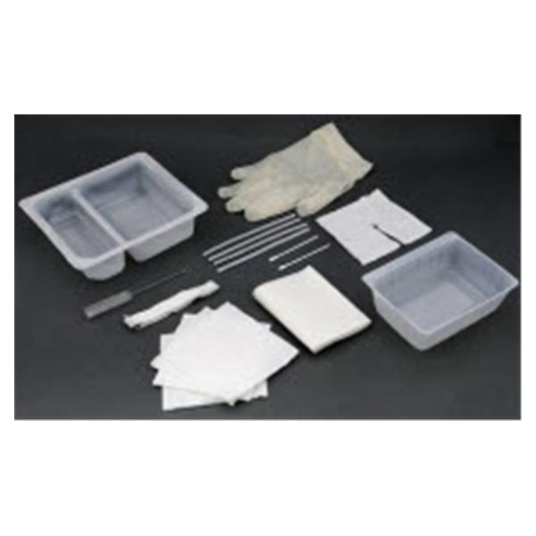 Amsino International Tray Tracheostomy Care With Vinyl Gloves/Cotton Tip Applicators Lf Sterile 20/Ca - AS861