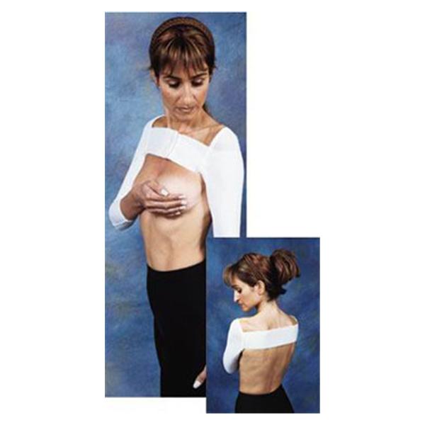 ES Medical Sleeve Compression Adult Arm Techsheen Fabric White Size Small Ea - PP15S
