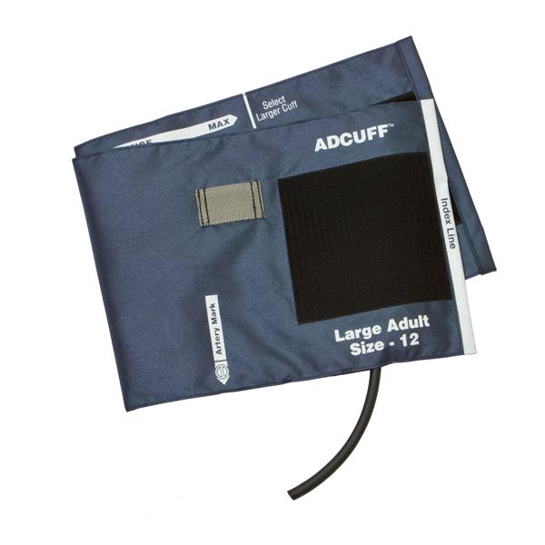 American Diagnostic Corp. Cuff & Bladder Bp Adcuff F/ Plm Styl Instrmnt 34-50 Lg Adlt 12 Arm Nvy Ea - 845-12XN-1