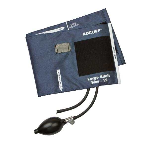 American Diagnostic Corp. Inflation System Bp Diagnostix Adcuff F/ Mrcrl 34-50 Adlt 12 Arm 50Cm/25 Nvy Ea - 865-12XN