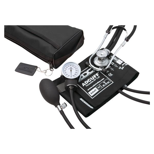 American Diagnostic Corp. Aneroid Kit Sprague Pro'S Combo Ii Black Adult 23-40Cm 300Mmhg Ea - 768-641-11ABK