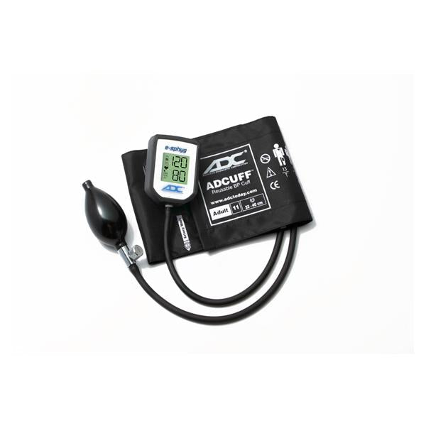 American Diagnostic Corp. Sphygmomanometer Aneroid E-Sphyg 23-40Cm Size 11 Adlt Arm Dgtl Lcd Dspl Black Ea - 7002-11ABK