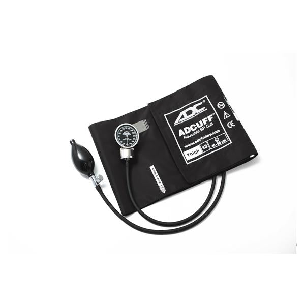American Diagnostic Corp. Sphygmomanometer Anrd Diagnostix 700 Series 40-66 13 Adlt Thgh Lmnscnt Dl Blk Ea - 700-13TBK