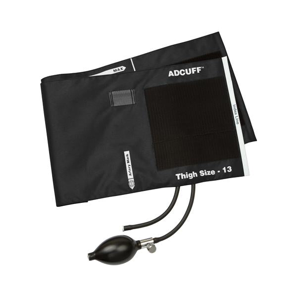 American Diagnostic Corp. Inflation System Bp Diagnostix Adcuff F/ Mrcrl 40-66 Adlt 13 Thgh 50Cm/25 Blk Ea - 865-13TBK