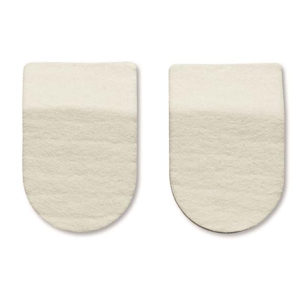 Alimed Pad Orthopedic Hapad Heel 2" 7/16" Thick Adhesive Back White 3Pr/Package - 6382