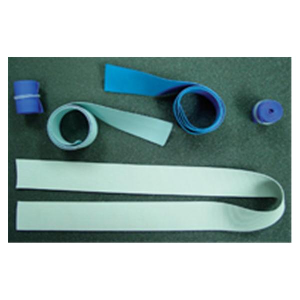ADI Medical Tourniquet Compressing Device Strap 18X1" Rubber Flat White Non-Sterile 100/Pk, 40 Pk/Ca - 10907