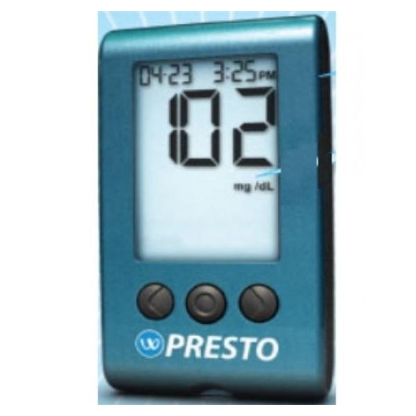 Agamatrix Inc Wavesense Presto Blood Glucose Meter System Ea, 12 Ea/Ca - 8000-02649