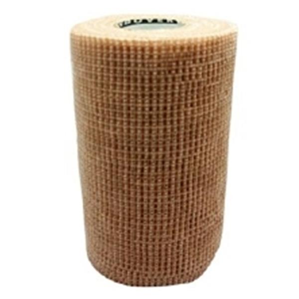 Andover Coated Products Tape Compression Powerflex Elastic 1.5"X6Yd Cohesive Tan 32/Ca - 3715TN-032