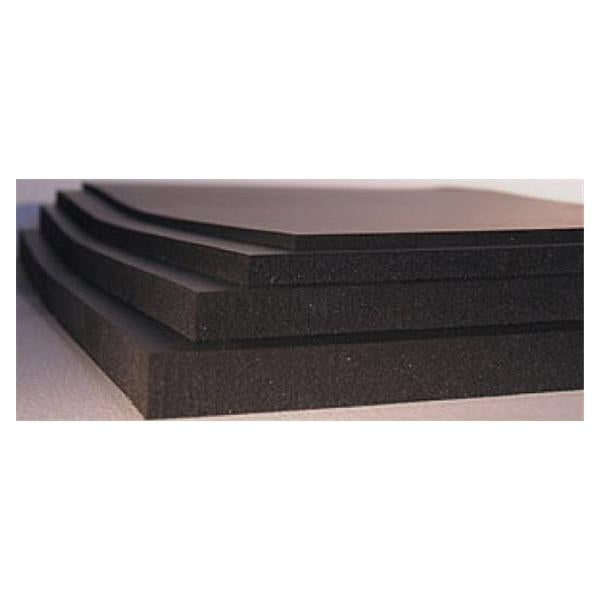 Econoline Products Padding Cast Super Foam Polyethylene Foam 21X36" Sheet Black 3/8" Thick Ea - 29297