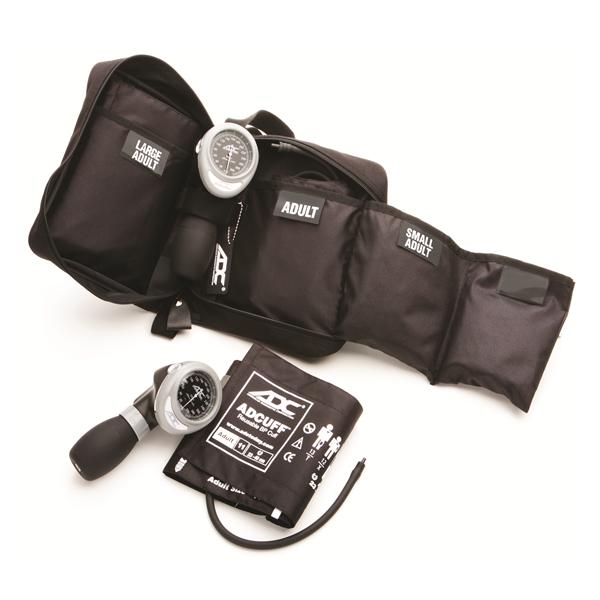 American Diagnostic Corp. Kit Blood Pressure Cuff Multikuf 8X6X3.5" Sz 10-12 Chld/Adlt Arm Dl Dspl Blk Ea - 731-BK
