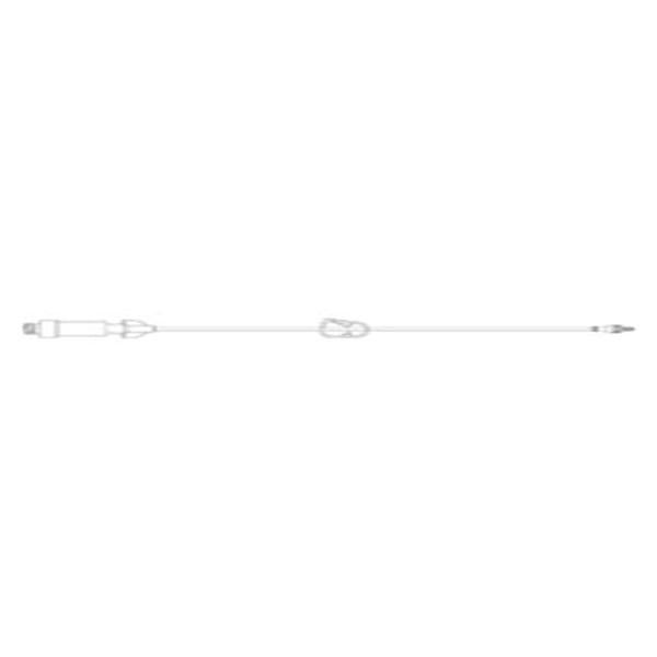 Amsino International Iv Extension Set Amsafe Ndls 8 Inj Rotating Male Luer Lock Adapter 100/Ca - AE3108