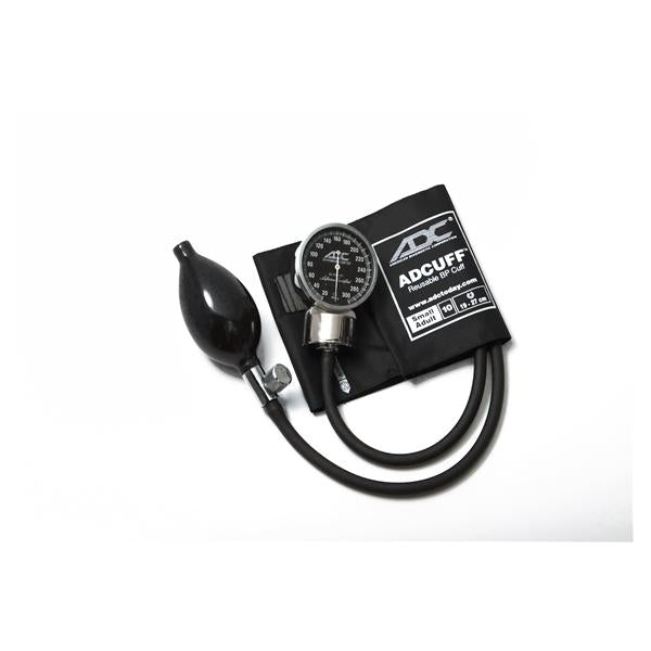 American Diagnostic Corp. Sphygmomanometer Aneroid Diagnostix 19-27Cm Size 10 Adult Arm Dl Dspl Black Ea - 700-10SABK