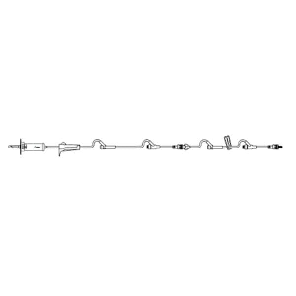Amsino International Iv Administration Set Amsafe Ndls 1 Pre-Pierced Yinj 10/15/60Drp 24Ml 50/Case - D38302