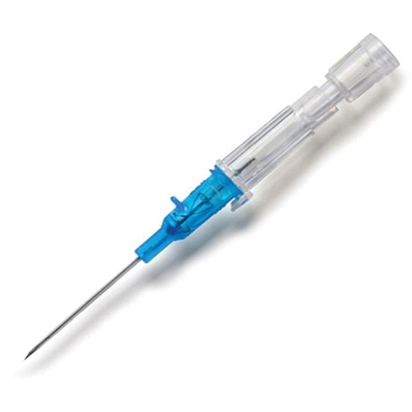 B. Braun Medical Catheter Iv Introcan Safety Safety Straight 22Gx1" W/O Wings Blue Ea, 50 Ea/Bx - 4251628-02