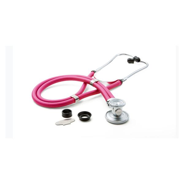 American Diagnostic Corp. Stethoscope Sprague Rappaport Adscope 641 Neon Pink Adult/Pediatric 30" 2Hd Ea - 641NP