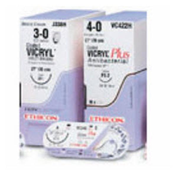 Ethicon Inc,a J & J Company Suture 2-0 Polyglactin 910 Ur-6 Vicryl Violet 30" Braid 36/Bx - D7055