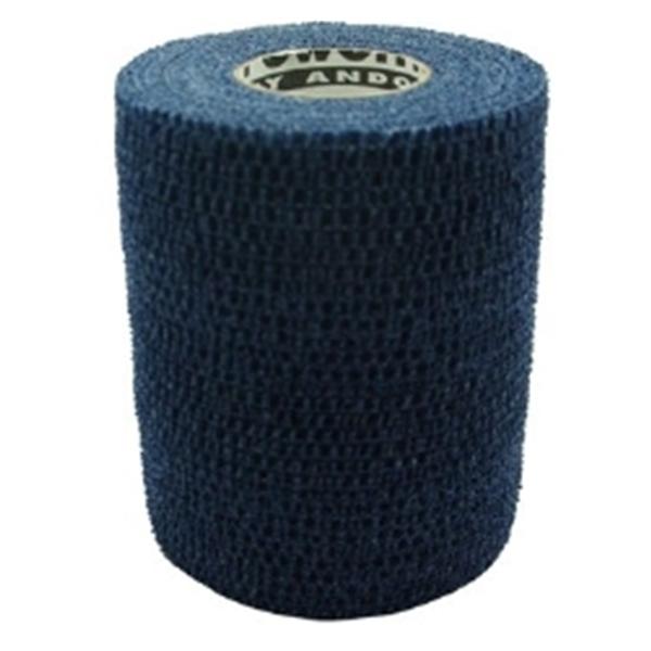 Andover Coated Products Tape Compression Powerflex Elastic 2"X6Yd Cohesive Navy 24/Ca - NV200-024