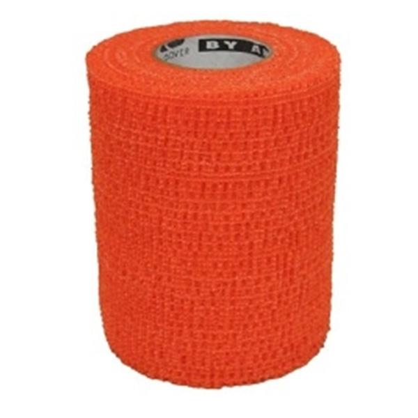Andover Coated Products Bandage Coflex 1"X5Yd Compression Elastic Orange Latex Non-Sterile 30/Case - 7100OR-030