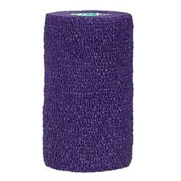 Andover Coated Products Bandage Coflex 1"X5Yd Compression Elastic Purple Latex Non-Sterile 30/Box - 3100PU-030