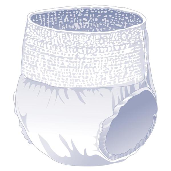 Attends Healthcare Products Underwear Attends Adult Unisex Large 44-58" Extra White 4X18/Ca - AP0730