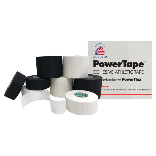 Andover Coated Products Tape Athletic Powertape Synthetic Fibers/Rubber 1.5"X15Yd Cohesive White 32/Ca - ACP130-015-150-032