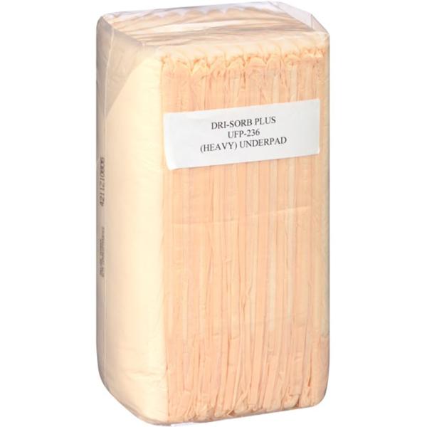 Attends Healthcare Products Underpad Drisorb Plus Unisex Small/Medium 23X36" Moderate Peach 15X10/Ca - UFP-236