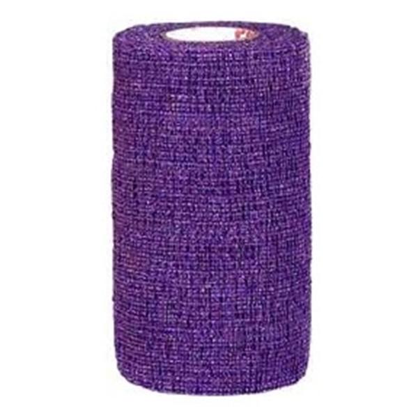 Andover Coated Products Tape Compression Powerflex Elastic 1"X6Yd Cohesive Purple 48/Ca - 3710PU-048