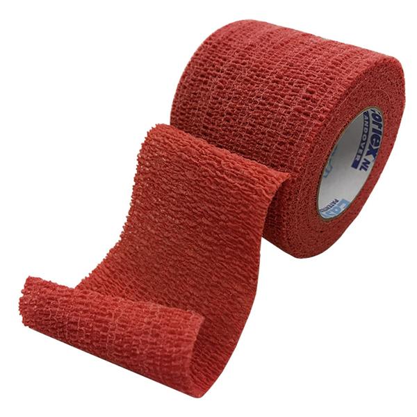 Andover Coated Products Bandage Coflex 1.5"X5Yd Compression Elastic Red Lf Non-Sterile 48/Ca - 5150RD-048