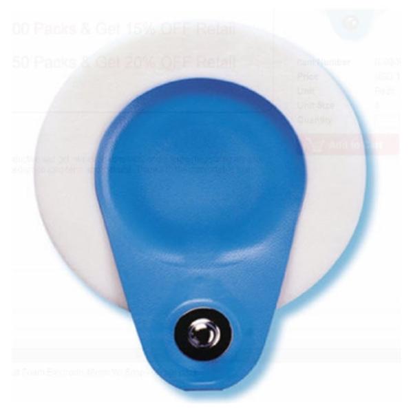 Ambu Inc Electrode Snap Bluesensor R Stress Round Ag/Agcl For Ecg/Ekg 4/Pk - R-00-S/4