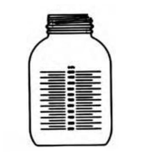 Allied Health Care Prod Bottle Suction Collection Reusable 1/2Gal 6/Ca - 22-93-5002