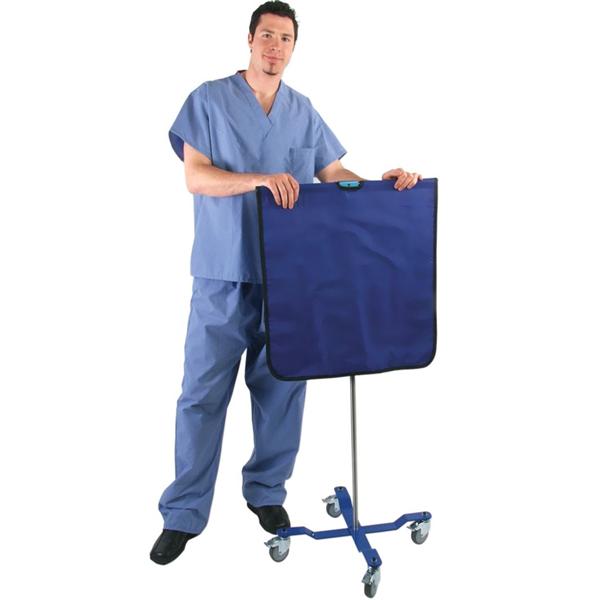 Alimed Shield Radiology Aluminum/Steel Royal Blue 36-56X23.5X24" Ea - 932527