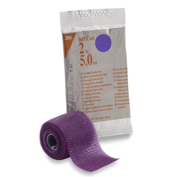 3M Healthcare Tape Scotchcast Fiberglass 2"X4Yd Roll Purple 10/Ca - 82102U