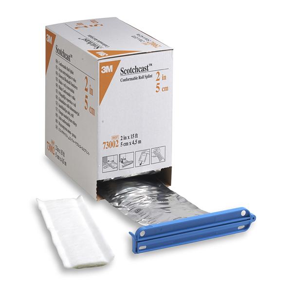 3M Healthcare Splint Scotchcast Fiberglass Roll Conformable 2"X15' 1/Ea, 2 Ea/Ca - 73002