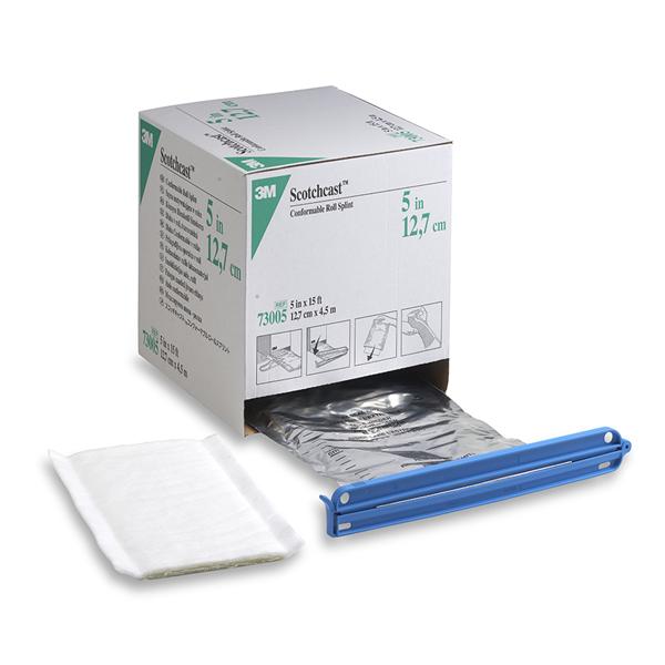 3M Healthcare Splint Scotchcast Fiberglass Roll Conformable 5"X15' 1/Ea, 2 Ea/Ca - 73005