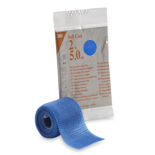 3M Healthcare Tape Scotchcast Fiberglass 2"X4Yd Roll Blue 10/Ca - 82102B