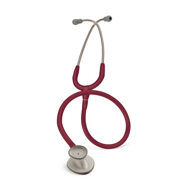 3M Healthcare Stethoscope Classic Littmann Lightweight Ii Se Burgundy Adult 28" Nchl 2-Head Ea - 2451