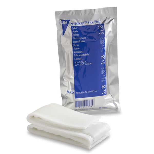 3M Healthcare Splint Scotchcast One Step Fiberglass Onestep Conformable 3X35" 5/Bx - 86335