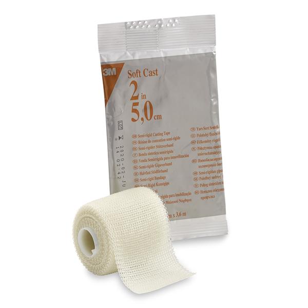 3M Healthcare Tape Scotchcast Fiberglass 2"X4Yd Roll White 10/Ca - 82102