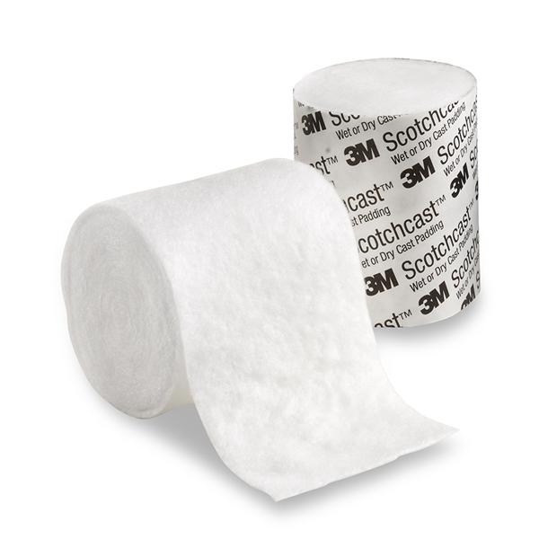 3M Healthcare Padding Wet/Dry Scotchcast Synthetic 3"X4Yd Limb Lf White 20/Bg - WDP3