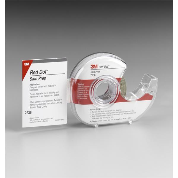 3M Healthcare Prep Trace Red Dot For Diaphoretic Electrode Adult/Pediatric Radiopaque Each - 2236