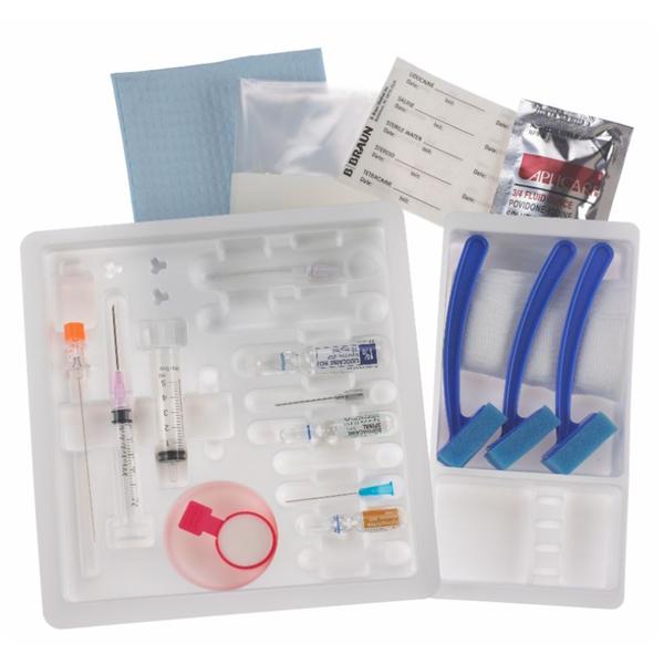 B. Braun Medical Tray Anesthesia Spinal Pencan W/ Lido/Epi/Pncn 25Gx3.5 Ndl Lf Strl 10/Case - 333851