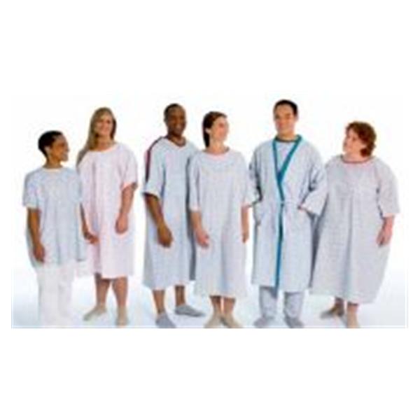 Encompass Group Gown Patient 55% Cotton / 45% Polyester Monet 68X49 Unsx Shtngstr Adlt 12/Pk - 45282-SSB