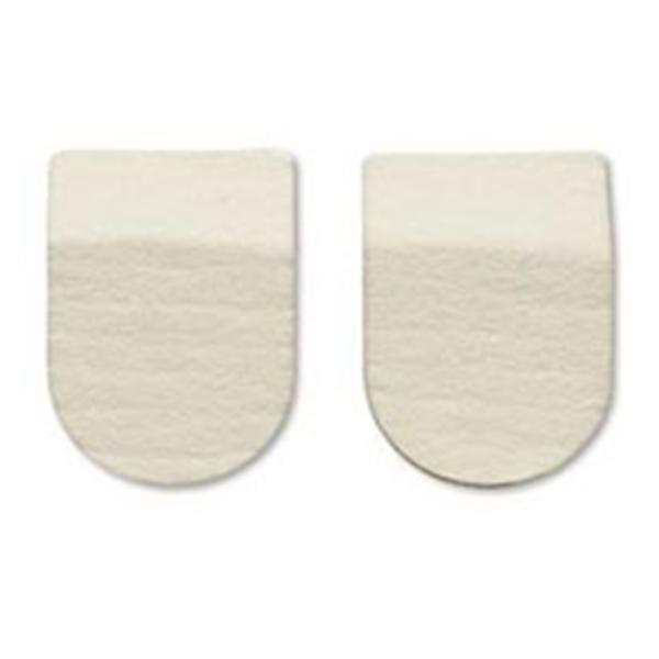 Alimed Pad Orthopedic Hapad Heel 2" 3/16" Thick Adhesive Back White 6/Package - 6380