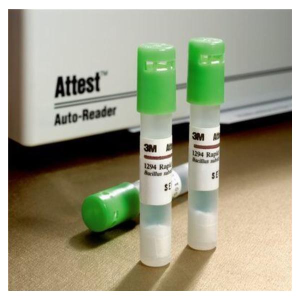 3M Healthcare Indicator Biological Attest Steam Ampule 4 Hour 2X25/Case - 1298