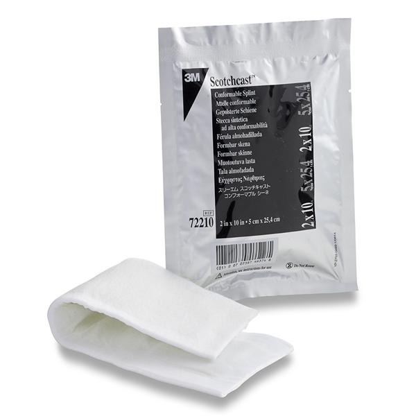 3M Healthcare Splint Scotchcast Fiberglass Pre-Cut Roll Conformable 2X10" 10/Ca - 72210