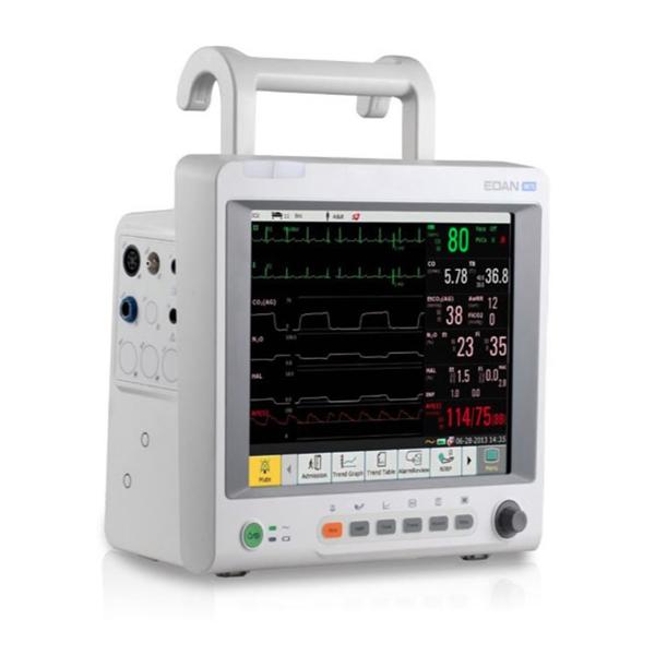 Edan Diagnostics Monitor Continuous Im70 12.1" Lcd Color Ecg Nibo Spo2 Co2 Temp Printer Ea - iM70.CS.P