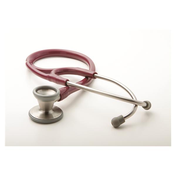 American Diagnostic Corp. Stethoscope Cardiology Adscope 602 Burgundy Adult 19" 2-Head Ea - 602BD