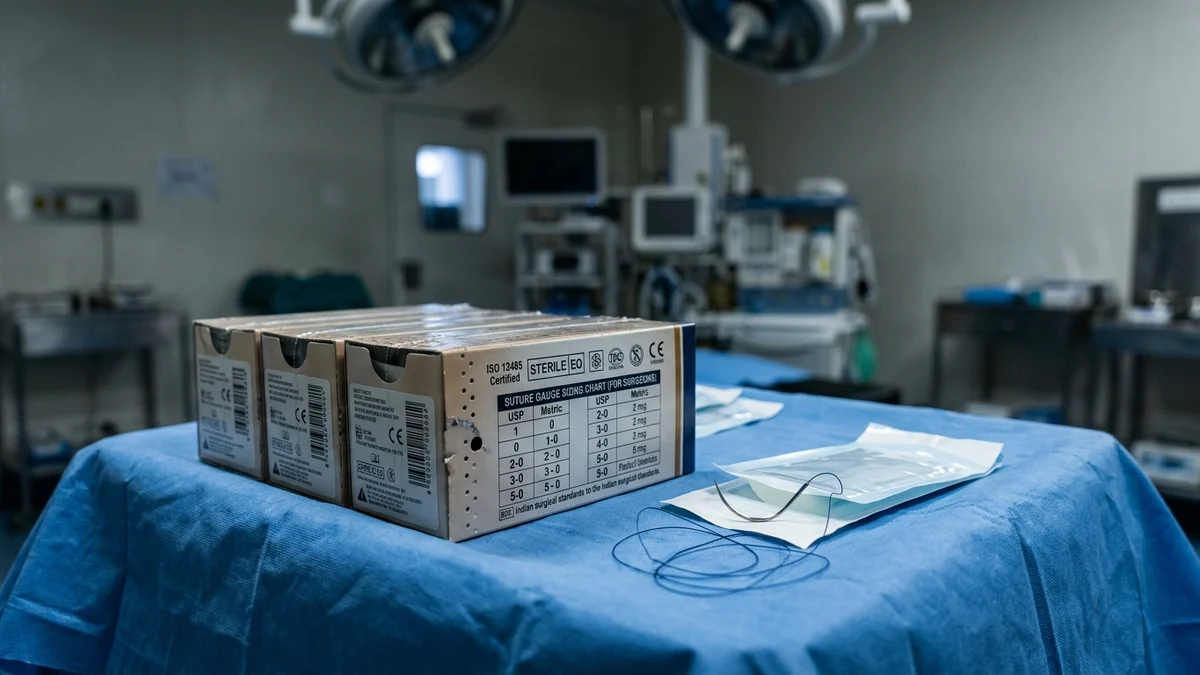 Absorbable Suture Selection Guide: Polysorb, Vicryl & Local Alternatives with GST Benefits